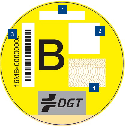 Etiqueta ambiental DGT cero B